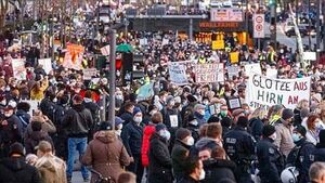 Manifestaciones en Alemania contra medidas anti-Covid y vacuna obligatoria