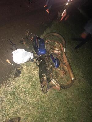 Identifican a motociclista fallecido tras accidente en San Luis del Paraná