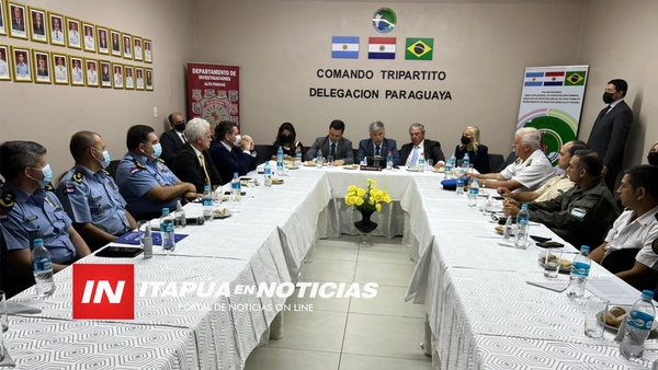 REPRESENTANTES ITAPUENSES FUERON A LA REUNIÓN DE MINISTROS DE SEGURIDAD EN TRIPLE FRONTERA. - Itapúa Noticias