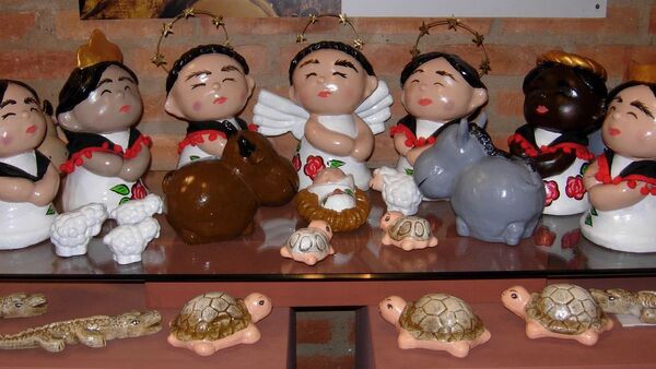 Pesebres que dejan al descubierto la creatividad de los artesanos