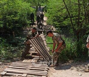 Presidente Hayes: Operativo busca eliminar puentes utilizados para el contrabando