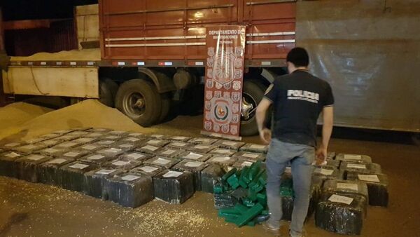 Imputan a camionero tras decomiso de más de 1.600 kilos de marihuana