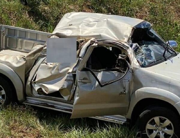 Un fallecido y tres religiosos heridos tras accidente en Rio Verde