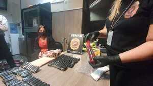 Detienen a mujer que pretendía viajar a España con cocaína adherida a su cuerpo