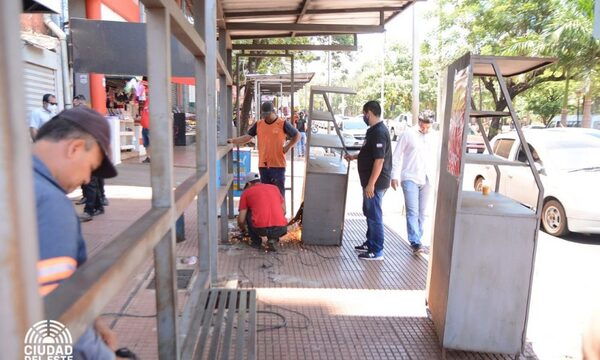 Municipalidad retira casillas desocupadas del microcentro – Diario TNPRESS