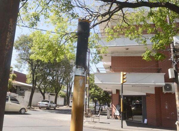 Robo de semáforos en Asunción: perjuicio de casi G. 50 millones - Nacionales - ABC Color