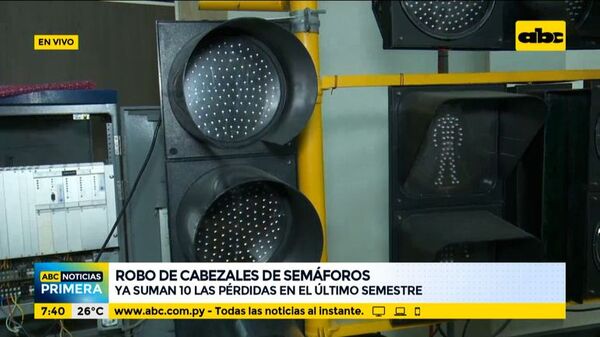 Roban semáforos para utilizarlos en bares y discotecas - ABC Noticias - ABC Color