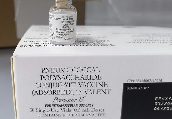 Vacunas pediátricas contra neumococo llegan al país
