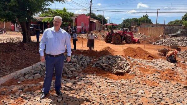 Avanza ejecución de obras en barrio Obrero