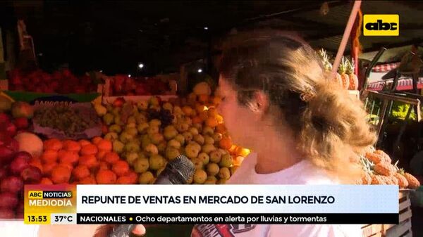 Repuntan ventas en el Mercado de San Lorenzo - ABC Noticias - ABC Color