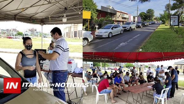 MASIVA CONCURRENCIA AL VACUNATORIO CONTRA EL COVID 19 EN ENCARNACIÓN. - Itapúa Noticias