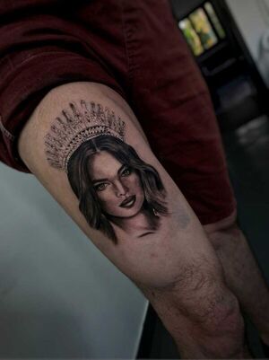 Se tatuó la cara de Nadia Ferreira: "Es un símbolo de inspiración"
