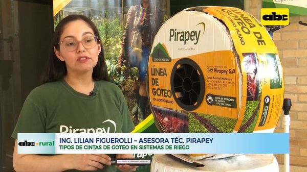 ABC RURAL: Tipos de cintas de goteo en sistemas de riego - ABC Rural - ABC Color