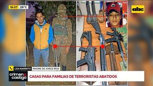 Recompensarían con casas nuevas a las familias de los terroristas abatidos - Crimen y castigo - ABC Color