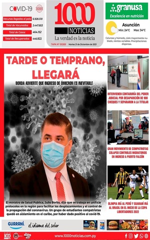 Portadas de este martes 21 de noviembre de 2021