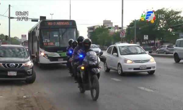 Operativo ''paradas seguras'': Linces realizan controles a fin de evitar asaltos | Telefuturo