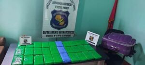 Antinarcóticos incautan camioneta con más de 30 kilos de cocaína pura en CDE