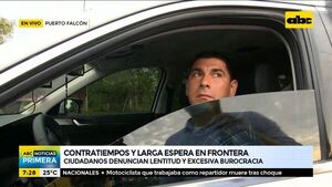 Lentitud y excesiva burocracia para cruzar la frontera con Argentina - ABC Noticias - ABC Color