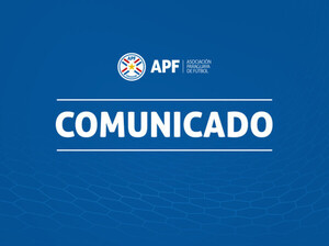Comunicado oficial - APF