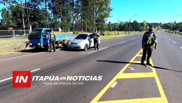PATRULLA CAMINERA INICIA PLAN OPERATIVO FIN DE AÑO 2021 - Itapúa Noticias
