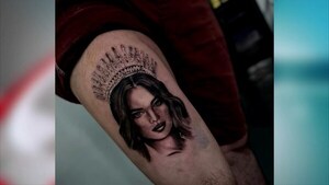 Joven que se tatuó el rostro de Nadia Ferreira sueña conocer a la MISS