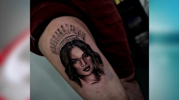 Joven que se tatuó el rostro de Nadia Ferreira sueña conocer a la MISS