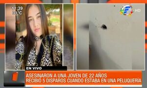 Sicarios asesinaron a una joven en Concepción | Telefuturo