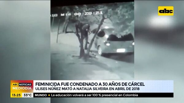 Feminicida fue condenado a 30 años de cárcel - ABC Noticias - ABC Color