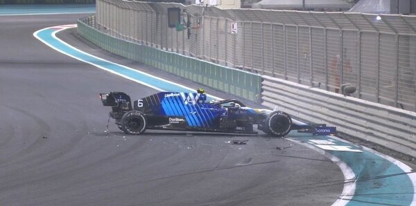 Latifi confiesa que recibió amenazas de muerte tras el GP de Abu Dabi