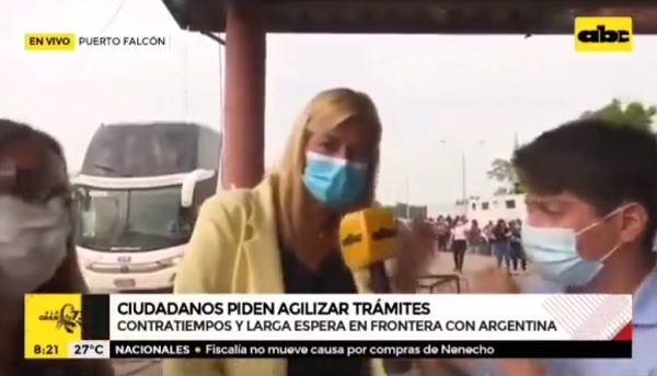 Inesperado escrache de periodista a colega en vivo
