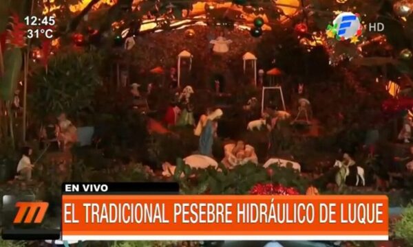 Pesebre hidráulico de Luque espera a los visitantes | Telefuturo