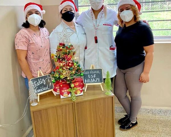 Inmunización con espíritu navideño, en USF Hijazi del Km 19 Acaray en Minga – Diario TNPRESS