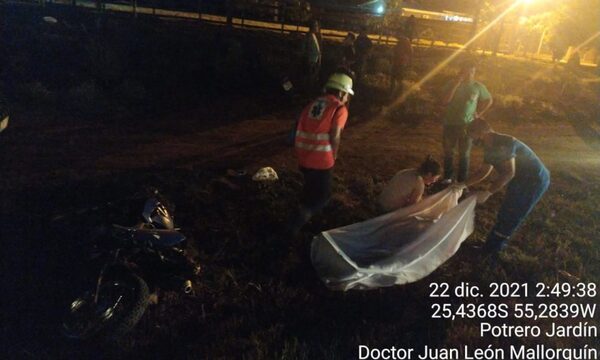 Fatal accidente en Mallorquín