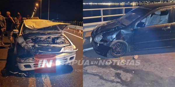 NEGOCIO DEL ADELANTAMIENTO PROVOCA BRUTAL ACCIDENTE EN EL PUENTE - Itapúa Noticias