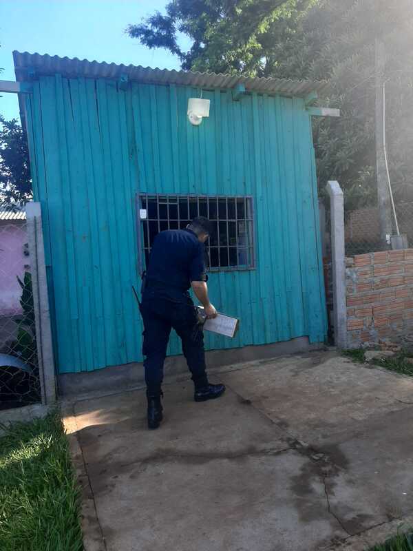 Disparan de manera intencional contra un kiosko en Pradera Alta
