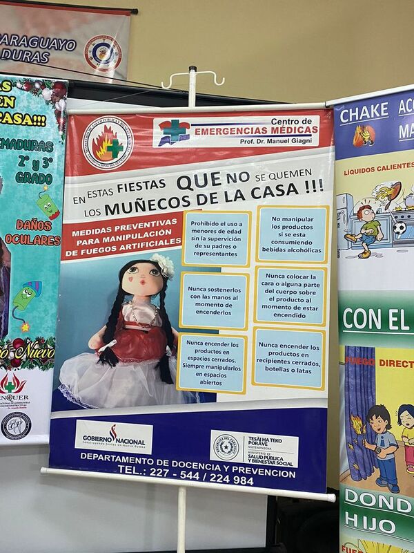Cuidado con explosivos: “No hay pirotecnia inocente” - Nacionales - ABC Color
