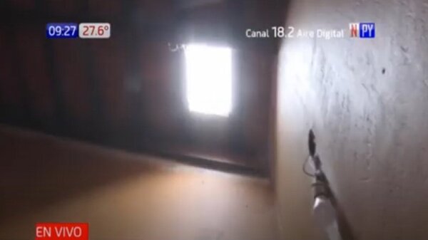 ¡Nada lo detiene! Estaba preso y huyó por el techo | Noticias Paraguay