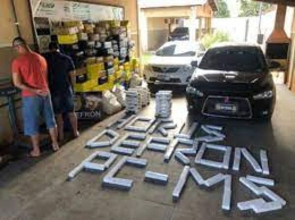 Taller mecánico era utilizado como depósito de drogas en Ponta Porã