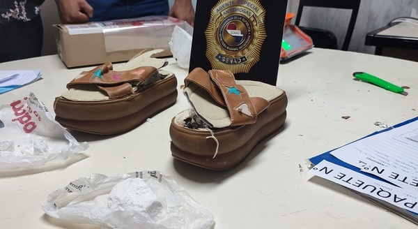 Ocultan e intentan enviar a Italia cocaína en calzados