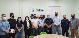 CDE y Foz analizan acciones en el ámbito del tránsito, turismo y seguridad - ABC en el Este - ABC Color