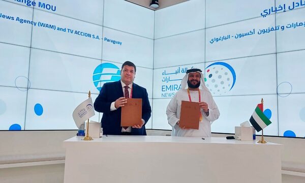 Telefuturo se expande por el mundo y firma convenio con agencia de Emiratos Árabes | Telefuturo