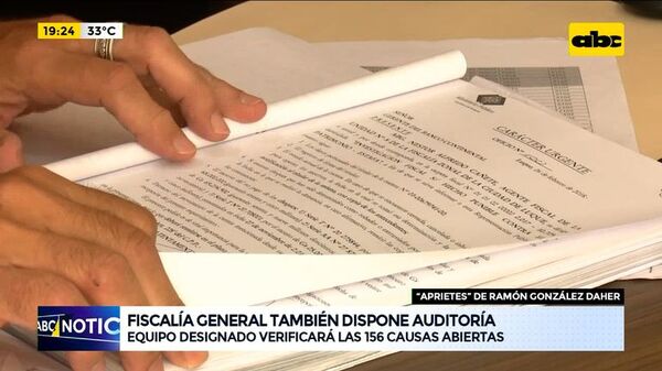 Fiscalía General también dispone auditoría para investigar a fiscales - ABC Noticias - ABC Color