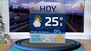 Pronóstico: Agradable a caluroso sin probabilidades de lluvia - SNT