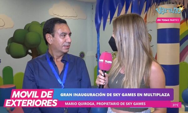 Grand Opening de SKY GAMES en Multiplaza – El parque de juegos más grande de Paraguay