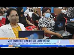 MEC ENTREGÓ MÁS DE 650 NOTEBOOKS