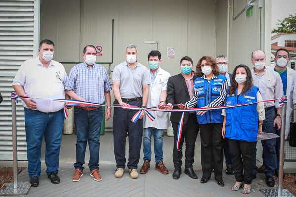 Gobierno inaugura planta productora de oxígeno en el Hospital Regional de Concepción - El Trueno