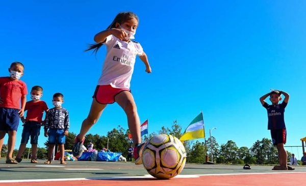 Diario HOY | San Pedro del Paraná habilita su primera Plaza Deportiva SND