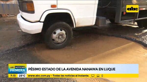 Avenida Nanawa: vergüenza luqueña - Nacionales - ABC Color
