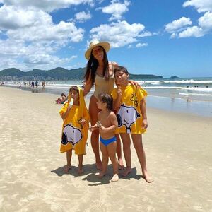 Vita Aranda y sus hijos, de vacaciones en Brasil - Gente - ABC Color