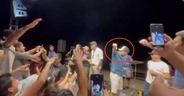 La Nación / Camacho y el gesto viral mientras bailaba al ritmo de “Cerro yo te amo”